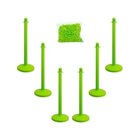 Accuform MEDIUM DUTY STANCHION POSTS COLOR PRC209GN PRC209GN